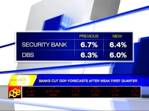 Banks cut GDP forecasts after weak Q1