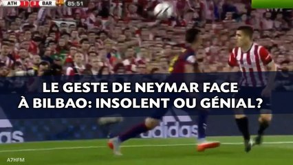 Le geste de Neymar face à Bilbao: Insolent ou génial?
