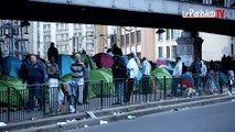 Le campement de migrants du métro La Chapelle évacué