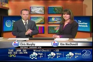 Weather Network Canada - End of Local Forecast and Start of "Storm Watch"