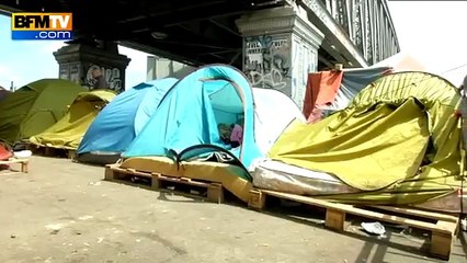 Paris: 350 migrants évacués d’un campement et conduits dans des lieux sécurisés