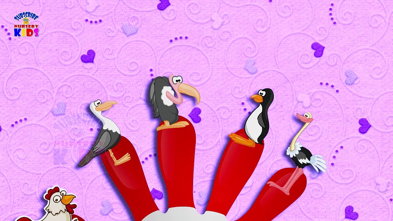 The Finger Family Cute Cartoon Family Nursery Rhyme | Finger Family Songs For Children