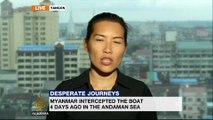 Myanmar escorting migrants to undisclosed location