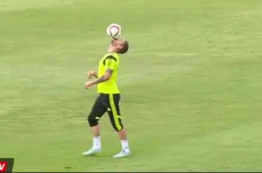 Sergio Ramos great skills in training