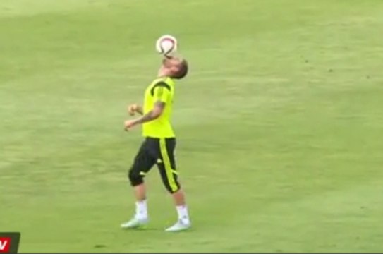 Sergio Ramos great skills in training