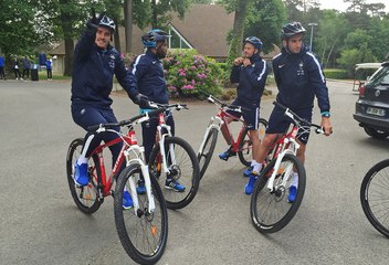 La sortie en VTT des Bleus à la GoPro