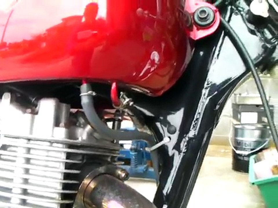 SUZUKI SAVAGE LS650 カスタム　ハーレー風 ～暖気運転～