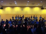 APU吹奏楽部 エヴァンゲリオンのOPのパフォーマンス Evangelion OP by APU Orchestra