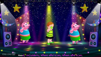 Head, Shoulders, Knees and Toes Kids Dance Song - Nursery Rhymes & Songs for Children