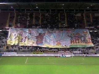 TIFO HORDA TRIBUNE EST CREW FC METZ STRASBOURG