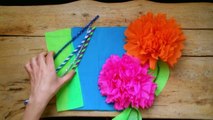 Como hacer flores de papel por el dia de los muertos