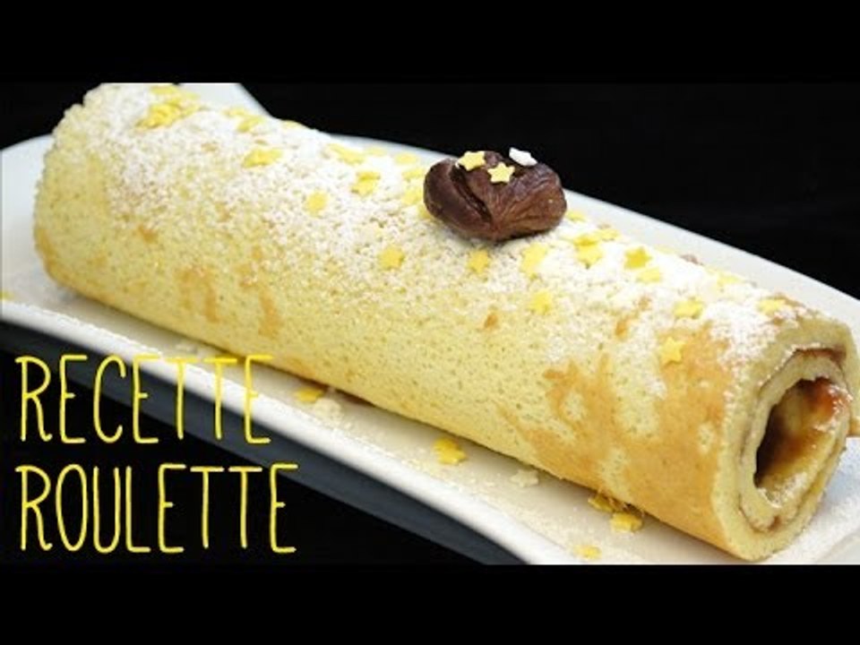 Biscuit roulé aux marrons