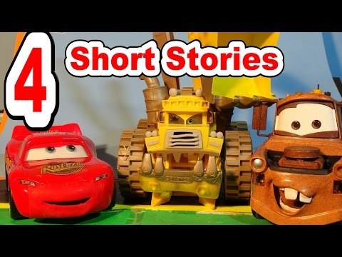 Pixar Cars 4 Short Stories with Lightning McQueen, Screaming Banshee, Frank, Mater and more