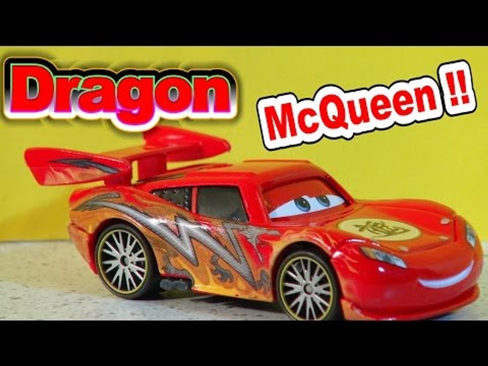 Pixar Cars Unboxing DRAGON Lightning McQueen with Heavy Metal Lightning McQueen !