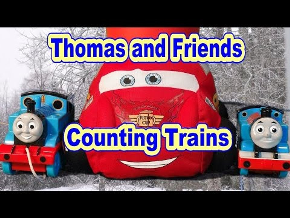 Thomas and Friends Counting Trains in the Pixar Cars Carry Case