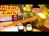 Disney Pixar Cars Screaming Banshee Catching Porsche Race Cars from Slot Track Races