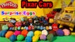Disney Pixar Cars 16 Play Doh Surprise Eggs with Eggs made using Play Doh with Lightning mcQueen
