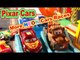 Disney Pixar Cars Neon Lightning McQueen in NEON Night Races with WGP Cars and Mater and Doc !