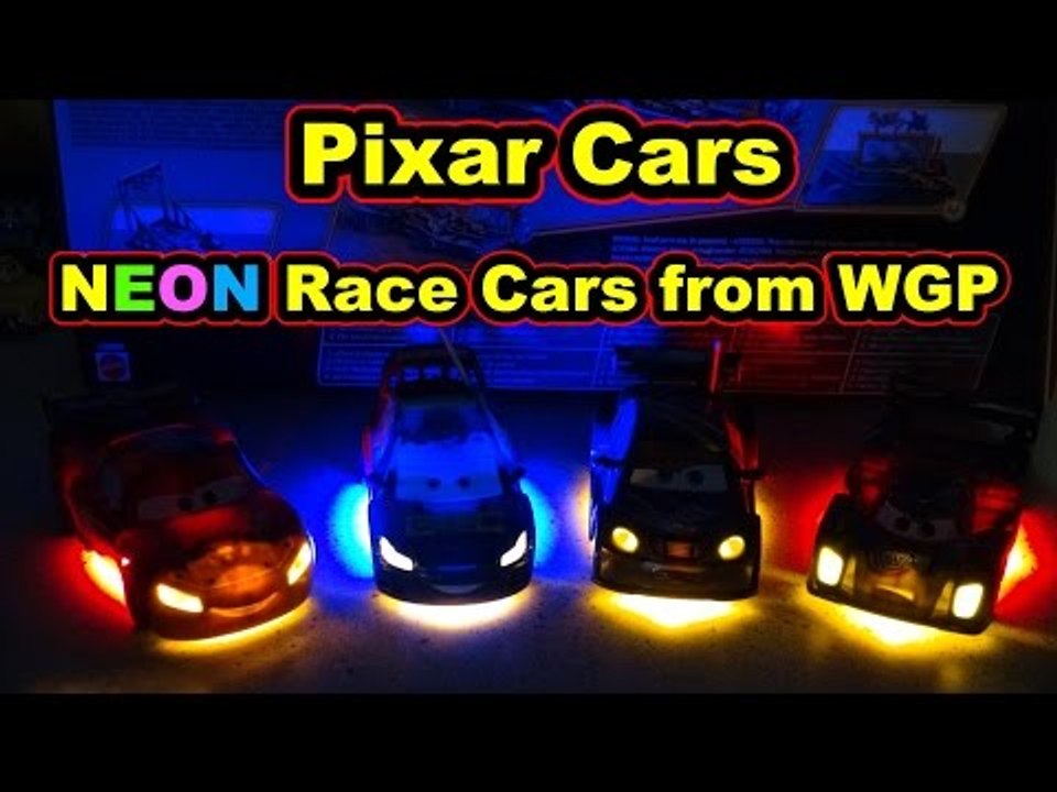 Disney Pixar Cars Lightning McQueen NEON Racers, Unboxing MAX Schnell with Shu, and Raoul