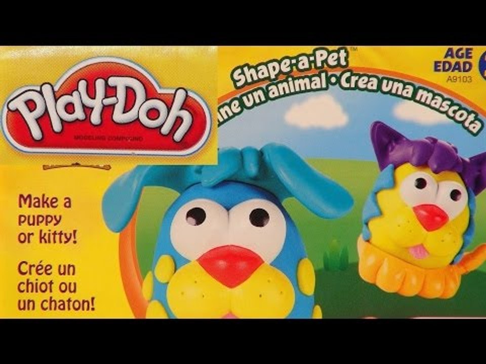 Play Doh Shape-A-Pet Kitty or Puppy Animal Activities from Play Doh
