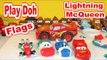 Disney Pixar Cars Play Doh Lightning McQueen Mold , We make Play Doh Flags from Different Countries