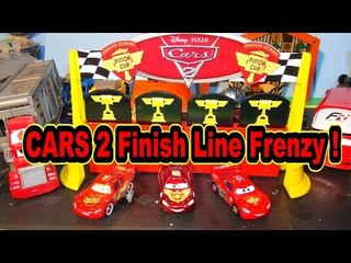 Pixar Cars 2 Finish Line Frenzy ,with Lightning McQueen it's a new Toy from Disney Pixar Cars
