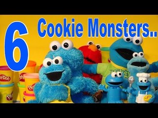 Cookie Monster Collection, 6 Cookie Monsters !!