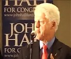 Bill Clinton votes for John Hall