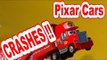 Pixar Cars Slow Motion Crash Compilation with Lightning McQueen, Mater, Spy Jet and Thomas the Train