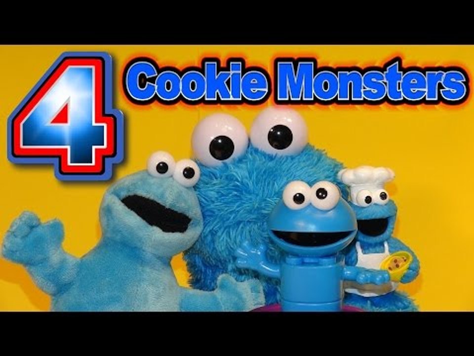 Cookie Monster Blind Bag from Sesame Street with Count n' Crunch and others