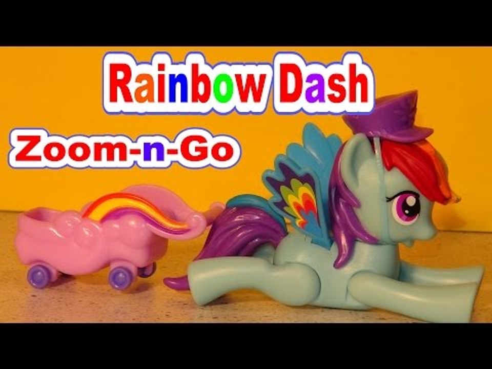 My Little Pony Zoom n Go Rainbow Dash with Zoom and Go Pinkie Pie
