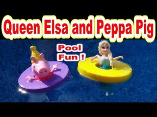 Queen Elsa, Peppa Pig, Pixar Cars, Thomas the Train and Theodore Tugboat fun in the Pool