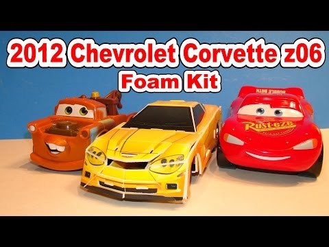 Pixar Cars building a 2012 Chevrolet Corvette z06
