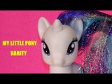 My Little Pony new Pony unboxing RARITY , Rainbow Power with the Cotton Candy Cafe