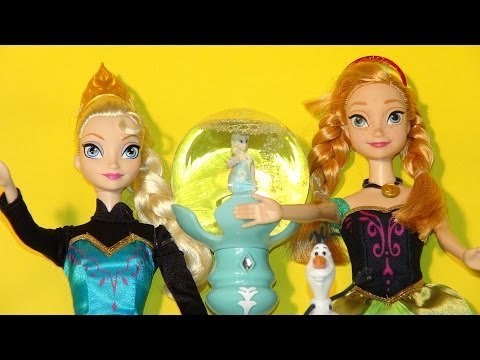 Disney Frozen Queen Elsa Musical Snow Wand with Princess Anna and Olaf dancing lol from Disney