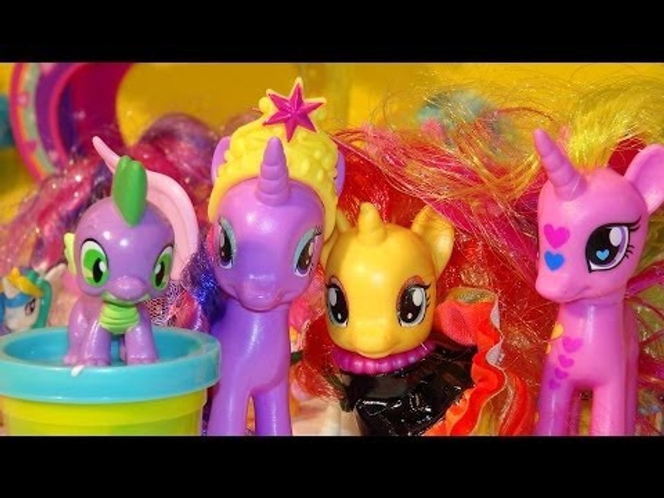My Little Pony Princess Twilight Sparkle, with Disney Frozen Queen Elsa and Princess Anna