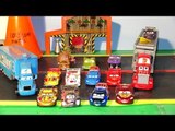 Play Doh Lightning McQueen in Pixar Cars Radiator Springs World Grand Prix new Paint Jobs by Ramone