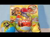 12 Surprise Eggs Kinder Surprise Pixar Cars, Pixar Planes Disney Princess Hello Kitty and Mickey Mou