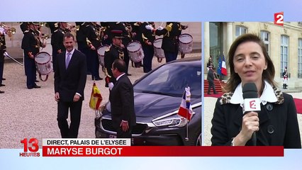 Le roi d'Espagne Felipe VI en visite en France pour trois jours