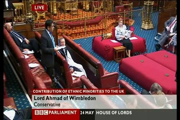 Lord Tariq Ahmad in the House of Lords on Ahmadiyya Muslims UK: 24 May 2012