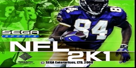 NFL 2K1 Sega Dreamcast Gameplay