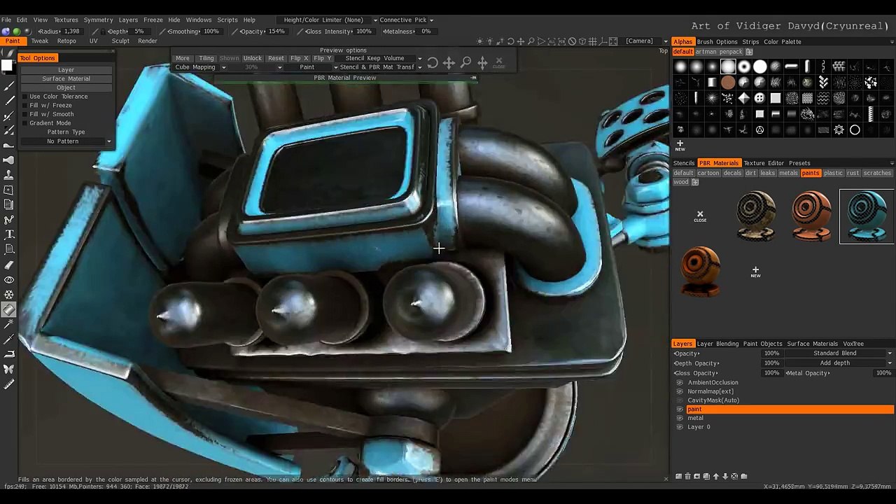 PBR Demo in 3D Coat