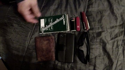EDC Winter Pocket Dump, Tagged by NatureCalls