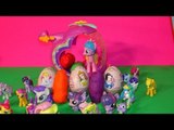 4 Play Doh Surprise Disney Eggs and 3 Disney Kinder Egg Surprises delivered by My Little Pony Pinkie