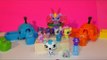 My Little Pony Fashems open 8 Play Doh Surprise Eggs from Littlest Pet Shop Chilly Weather Fun Play