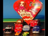 Kinder Egg Surprise in Radiator Springs, Lightning McQueen with Thomas and Friends surprise Sally on