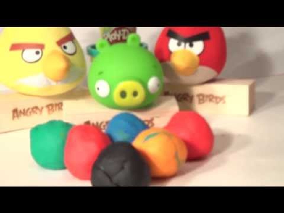 Play Doh Angry Birds Surprise Eggs ,and Cookie Mionster ,  the Star Wars Telepods are in Play Doh