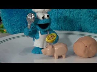Play Doh Toy Story, Ham, how to make Ham out of Play Doh, with a surprise visit by The Cookie Monste