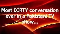 The Most Dirty Talk between Waqar Zaka and Girl on Pakistani tv