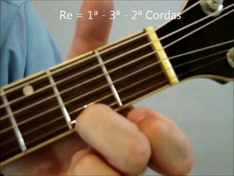 Primeira Aula do curso de violão - Notas Maiores